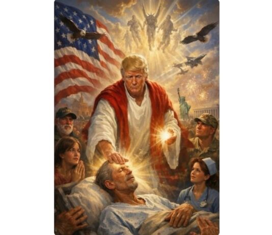 POLÉMICA GLOBAL: Donald Trump borra imagen donde aparece como “Jesús” tras ola de indignación