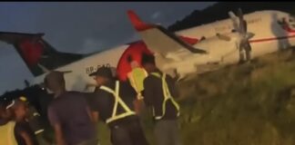 Emergencia aérea en Guyana: avión impacta animal en plena pista y sufre graves daños