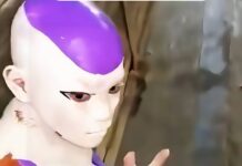 Madre argentina se vuelve viral tras pintar a su hijo como Freezer de Dragon Ball con pintura de látex y no logra quitarla