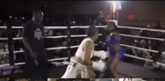 Chrisean Rock derribó a Zenith Zion en su primera pelea profesional de boxeo y terminó llevándose la victoria por decisión dividida