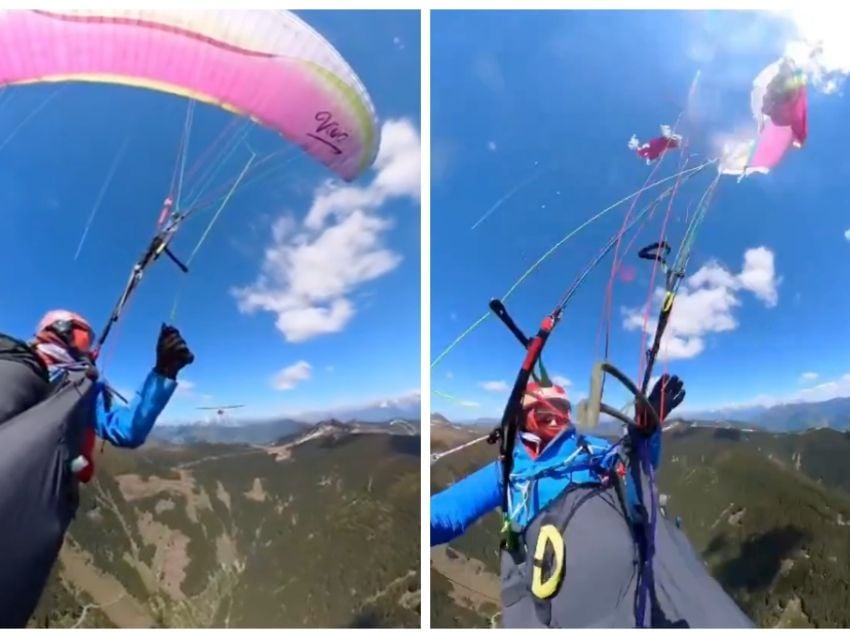 Tragedia en los cielos: avioneta choca contra deportista extrema durante vuelo en Austria Tragedia en los cielos: avioneta choca contra deportista extrema durante vuelo en Austria