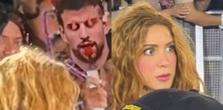 Fans sorprenden en concierto de Shakira al aparecer con máscaras de Gerard Piqué y desatan risas en redes