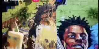Cubren mural de IShowSpeed en RD tras polémica por views falsas