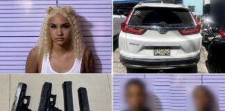 Cae “Macha” en Boca Chica: Policía la detiene junto a dos jóvenes con armas ilegales y una jeepeta