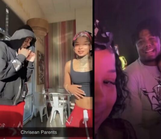 El rapero Blueface y Chrisean Rock vuelven a estar en tendencia luego de aparecer en un nuevo video donde ambos se muestran “jugando” y forcejeando entre risas.