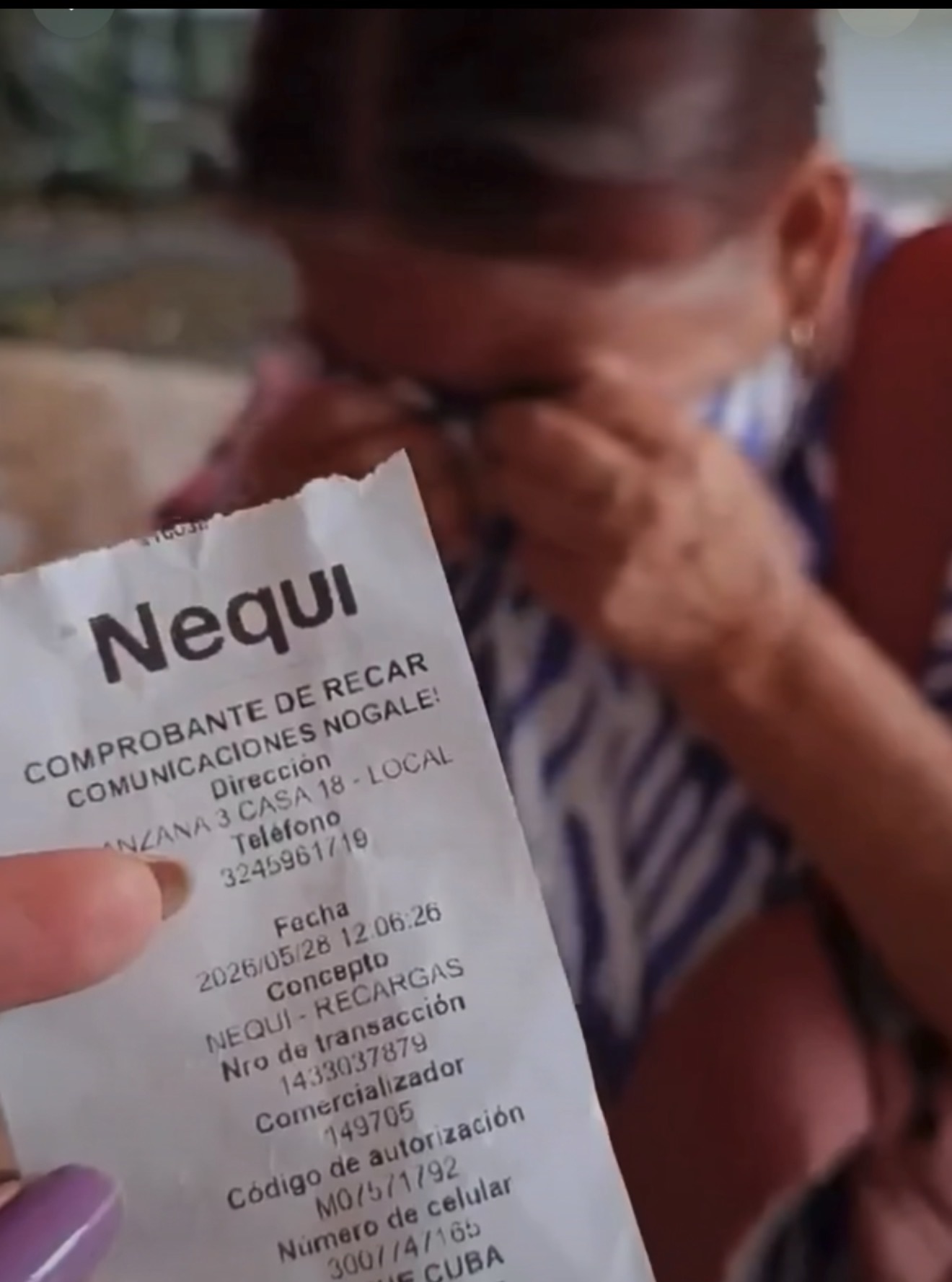 Abuelita de Pereira pide ayuda tras enviar por error $700 mil a un número equivocado de Nequi
