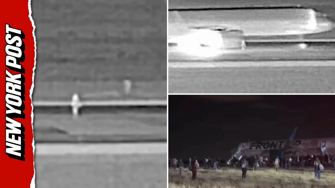 Impactante video capta el momento en que un avión de Frontier Airlines atropella accidentalmente a una persona en plena pista