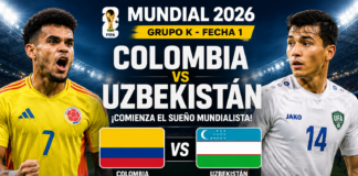 Colombia debuta en el Mundial 2026 frente a Uzbekistán: ilusión, expectativa y un país pendiente de la Tricolor