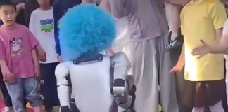 Robot patea a un niño durante espectáculo turístico en China y el video se vuelve viral