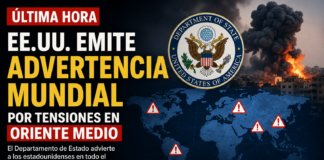 EE.UU. emite una advertencia de seguridad mundial por la escalada de tensiones en Oriente Medio