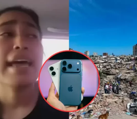 Polémica en redes: mujer venezolana desata debate al solicitar iPhone y una computadora tras el terremoto