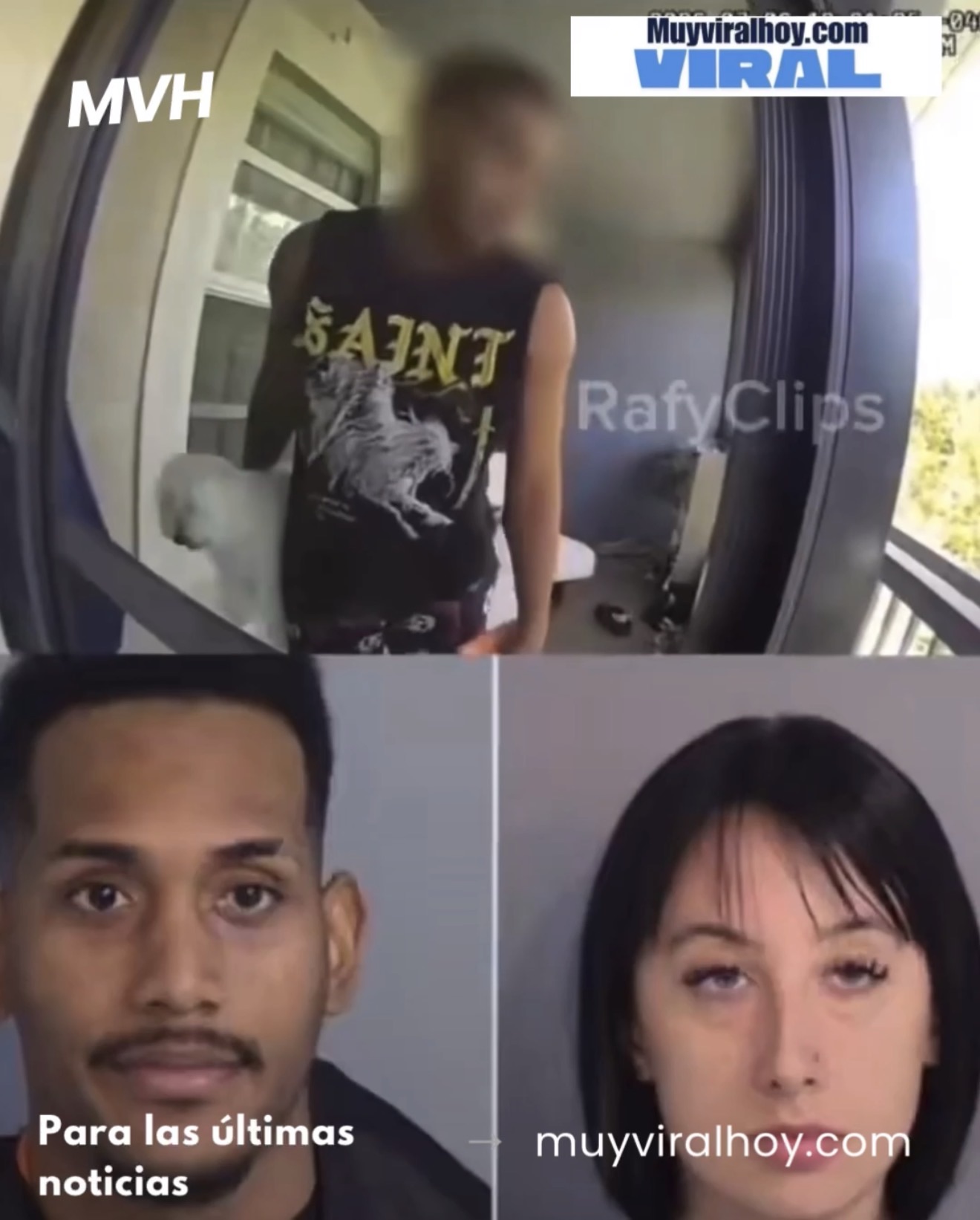 Sale a la luz el video del arresto de los influencers Mil Toks y Morgan en Florida