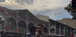 Denuncian agresión contra predicador callejero durante una discusión sobre temas LGBT