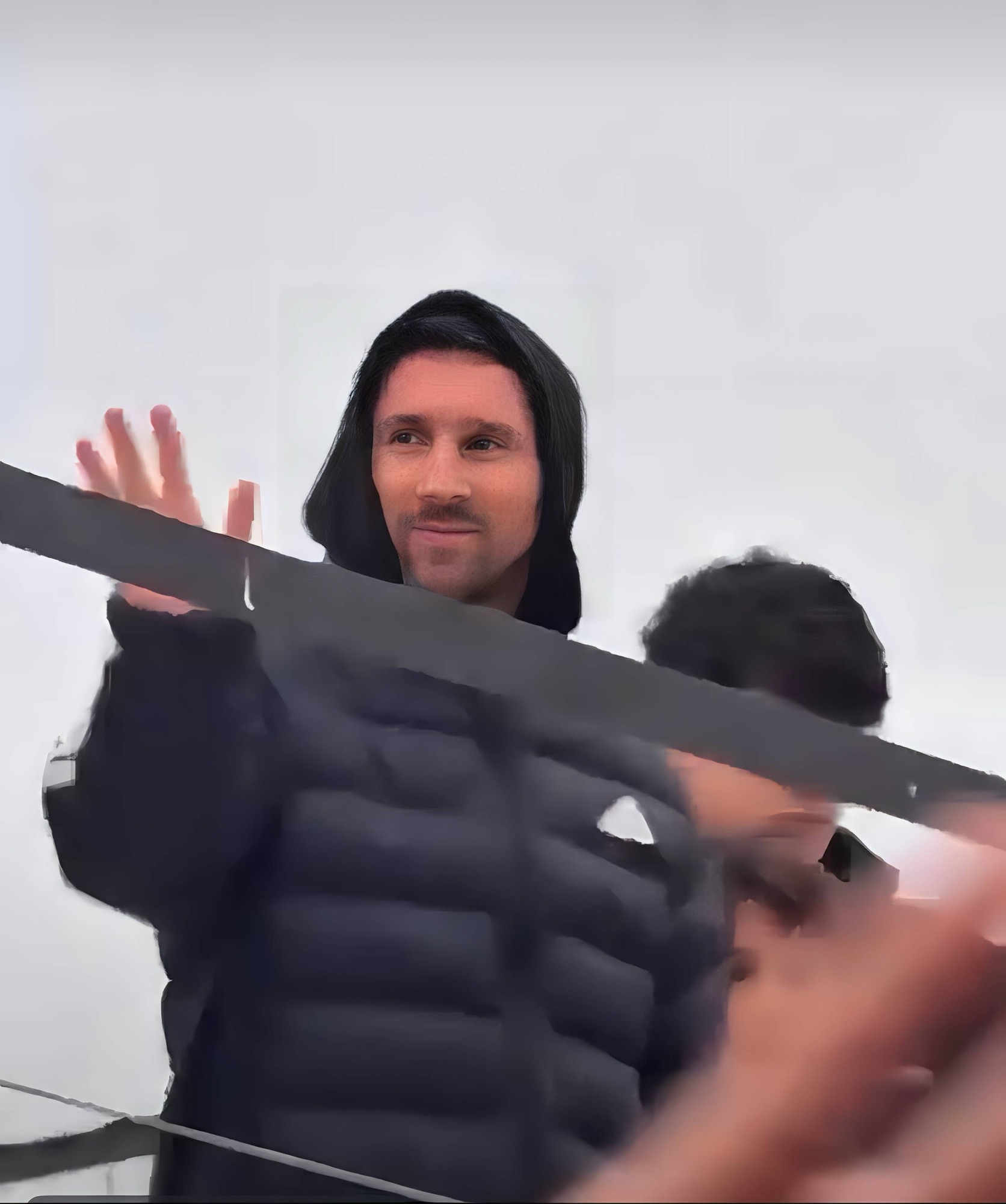 Messi es visto por primera vez en público tras la derrota en la final de la Copa del Mundo