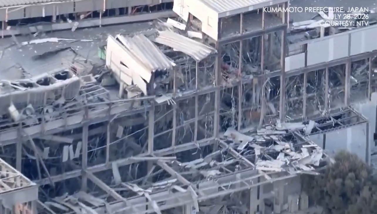 Operativo de rescate en Kumamoto: temen que decenas de trabajadores permanezcan bajo los escombros tras terremoto