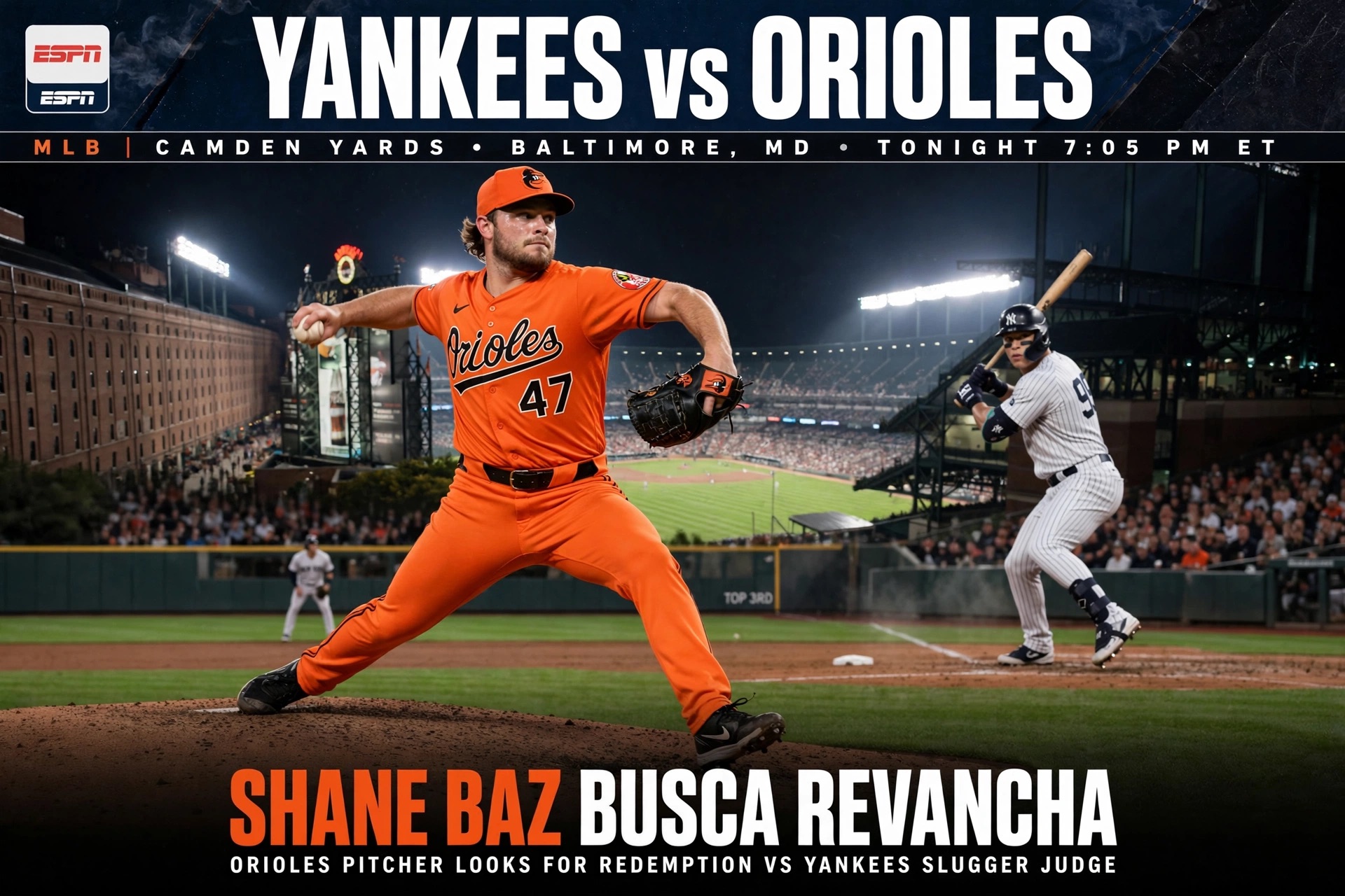 RESULTADO Yankees vs Orioles HOY: Yankees vencen 3-1 a Baltimore pese a buena salida de Shane Baz