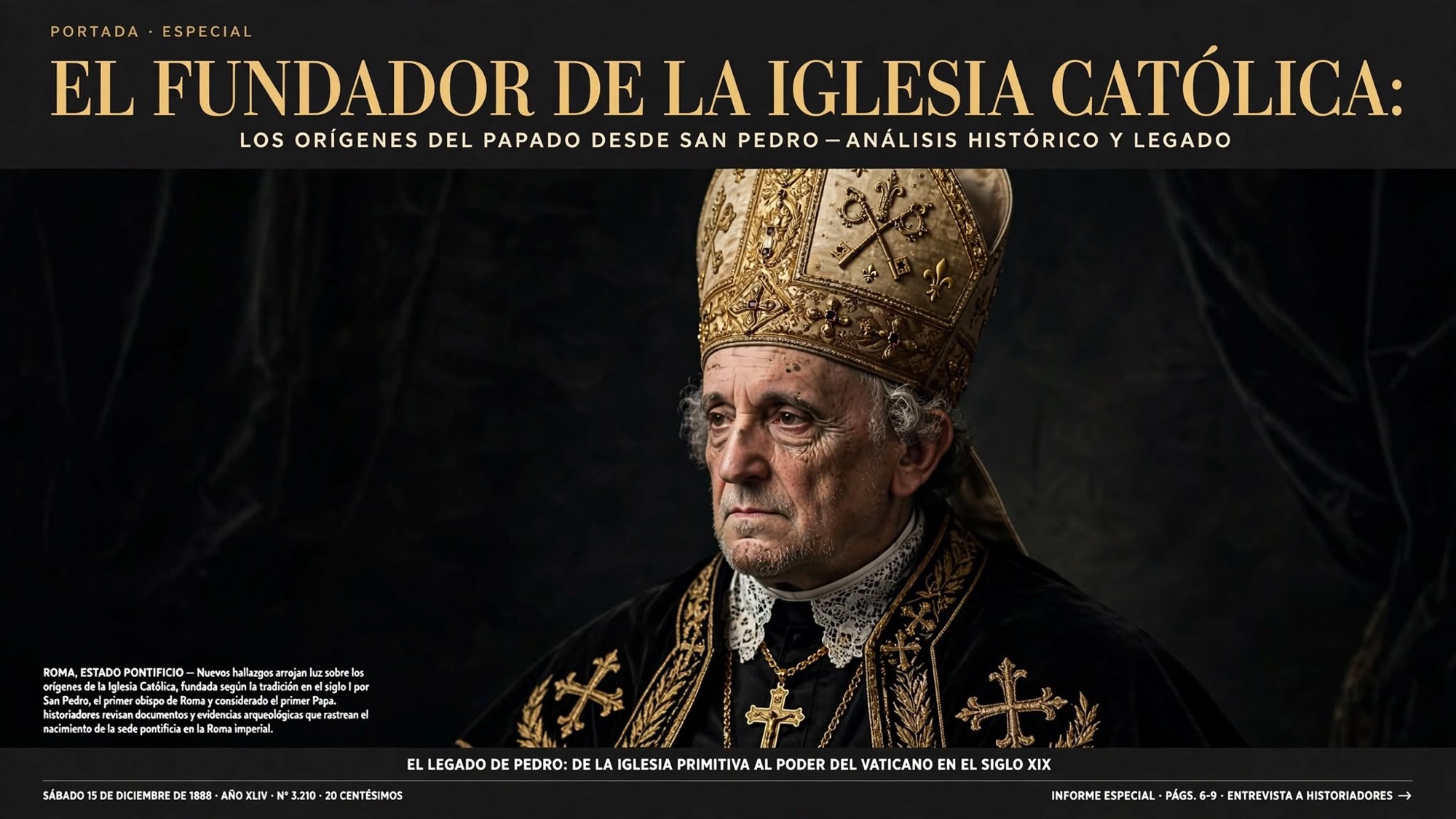 Quién es el fundador de la Iglesia Católica? La verdad detrás de la imagen viral que confunde a millones