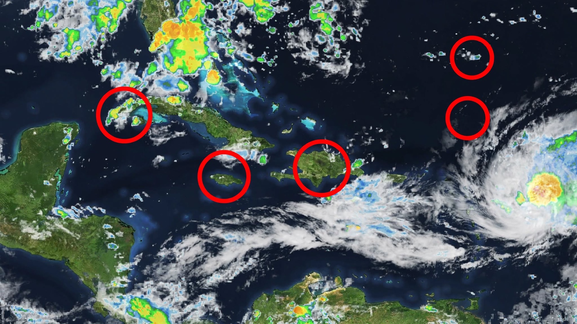 TORMENTA TROPICAL DOLLY AVANZA HACIA EL CARIBE Y AMENAZA CON LLUVIAS INTENSAS EN RD, HAITÍ, PUERTO RICO Y SINT MAARTEN