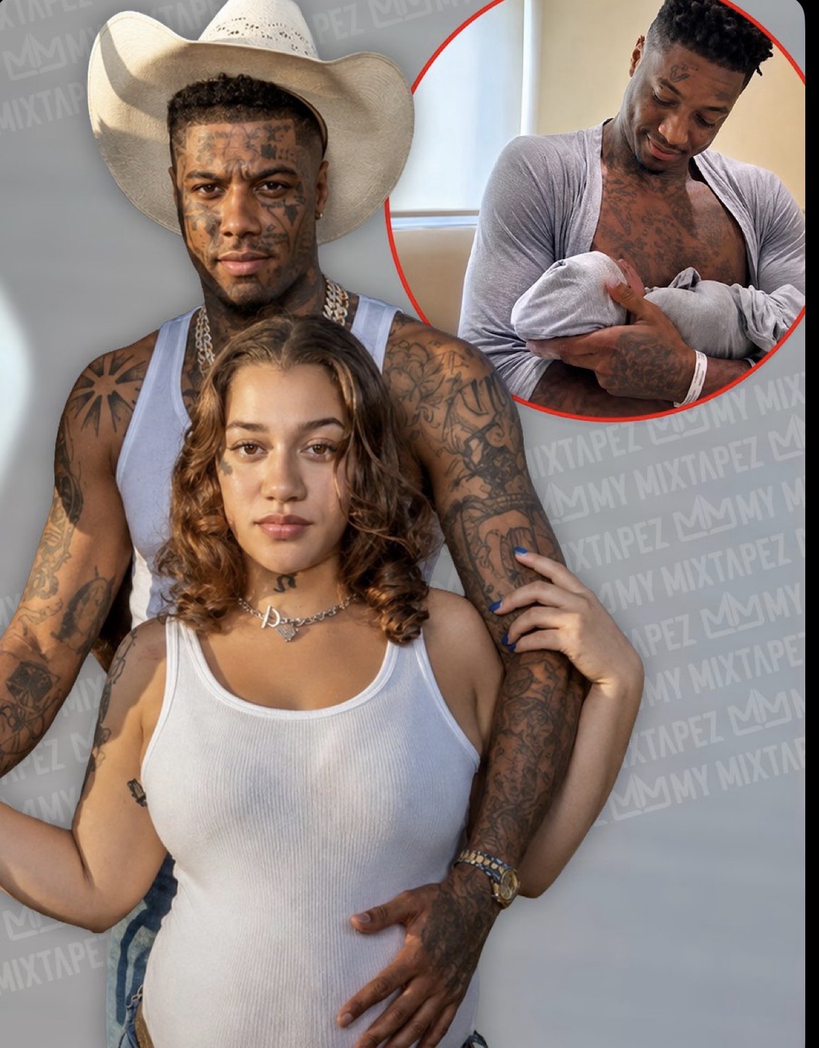 ¡FELICIDADES! Blueface y Nevaeh Akira anuncian el nacimiento de su bebé