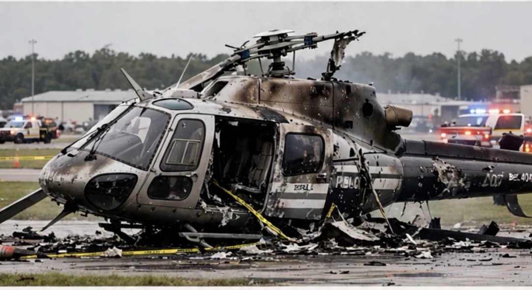 PILOTO MUERTO Y 2 POLICÍAS HERIDOS EN VIOLENTA COLISIÓN AÉREA EN PENNSYLVANIA