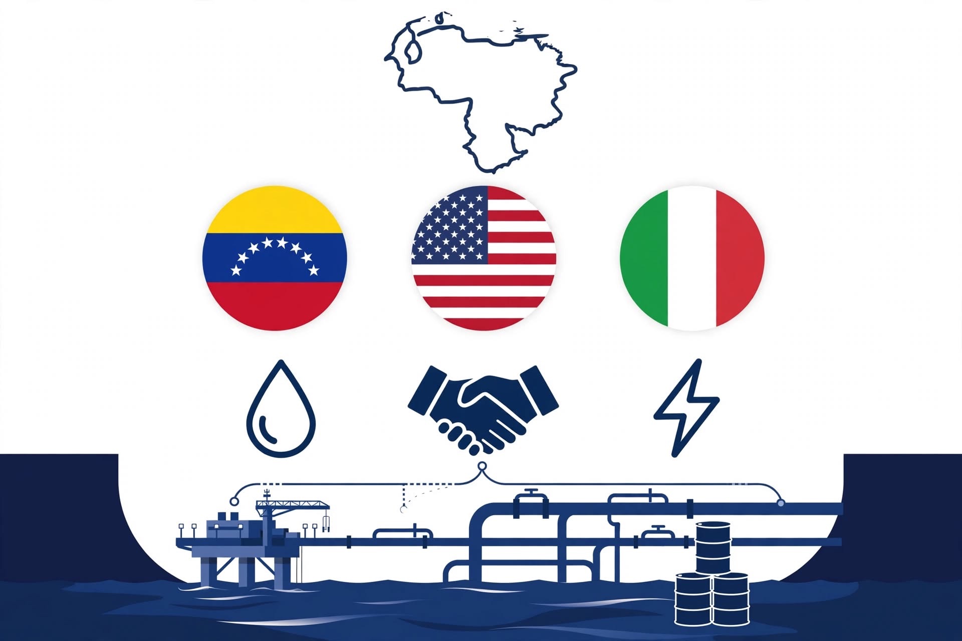 Venezuela firma alianzas energéticas con EE.UU. e Italia para duplicar su producción petrolera