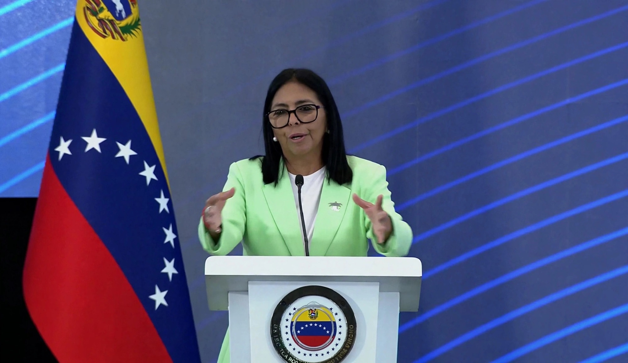 Navidad en Venezuela comenzará el 1 de noviembre, anuncia Delcy Rodríguez