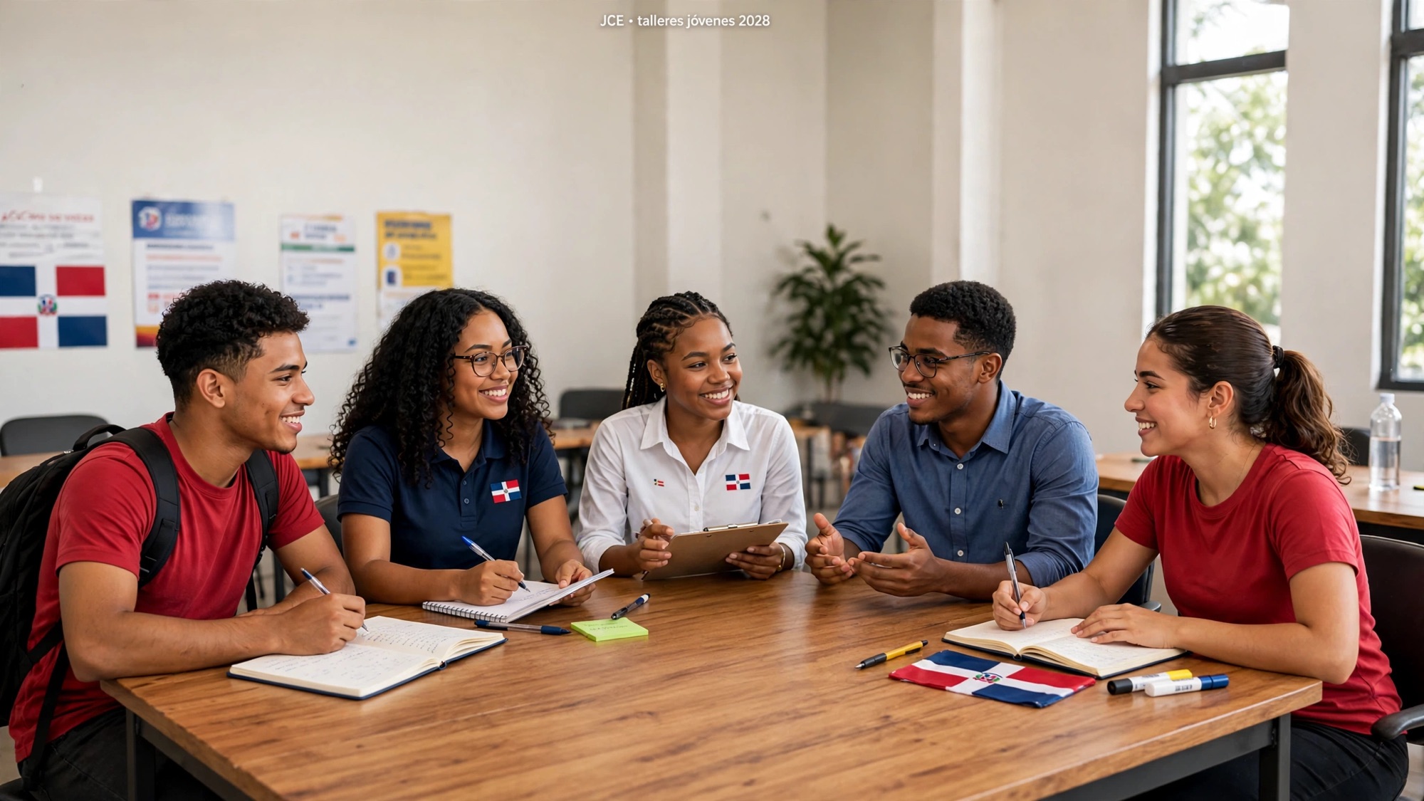 ⁠JCE lanza talleres para jóvenes que votarán en 2028 1