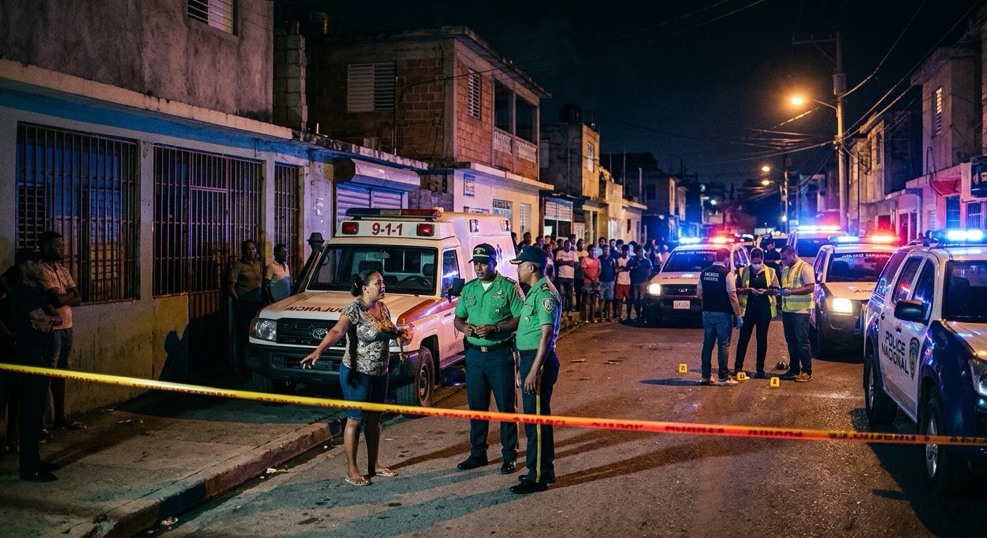 Tragedia en Los Mina: Tiroteo tras fiesta deja un muerto y un herido en Santo Domingo Este